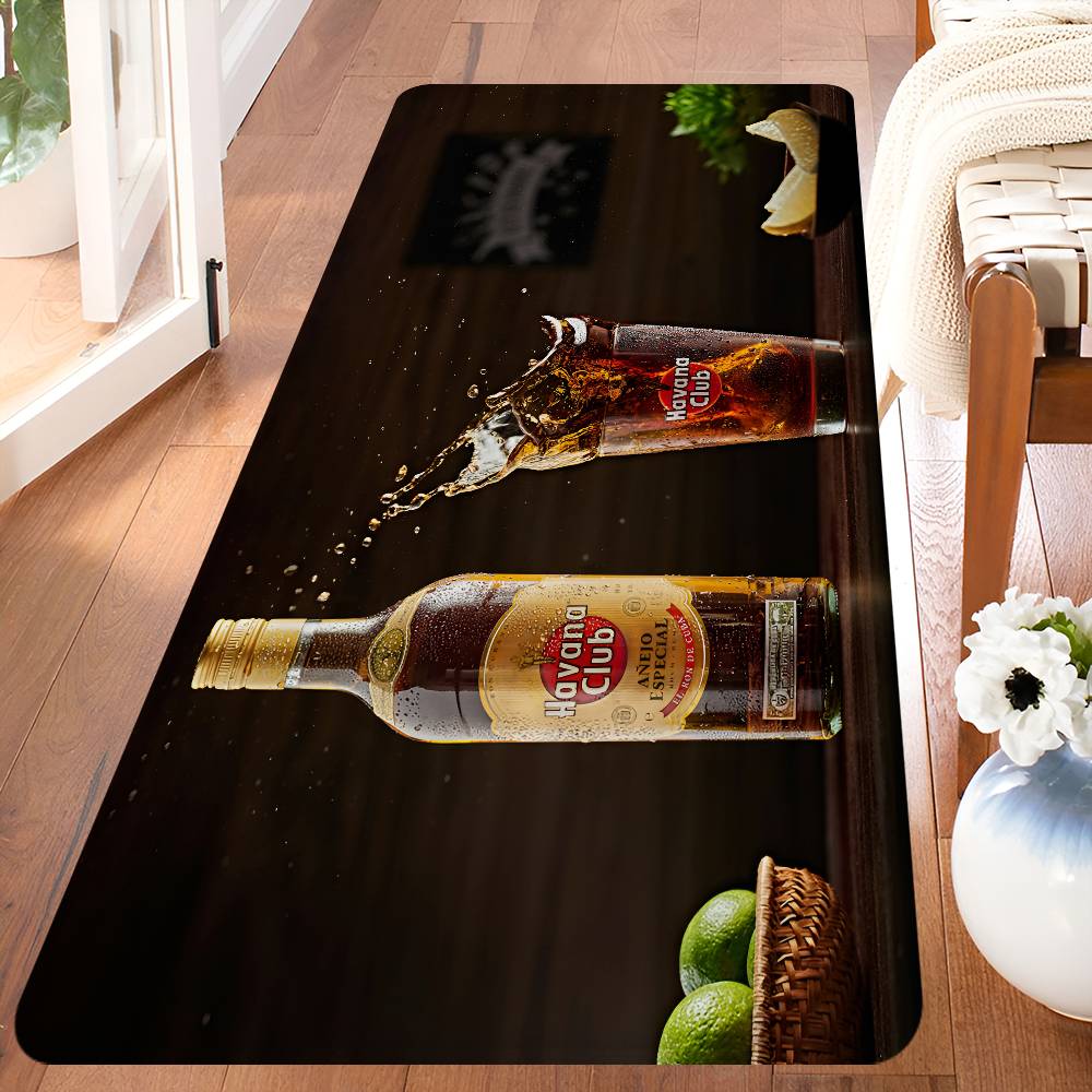 H-Havana C-Club Floor Mat Non-Slip Laundry Room Mat Laundry Decor Balcony Child Living Room Bedside Mats