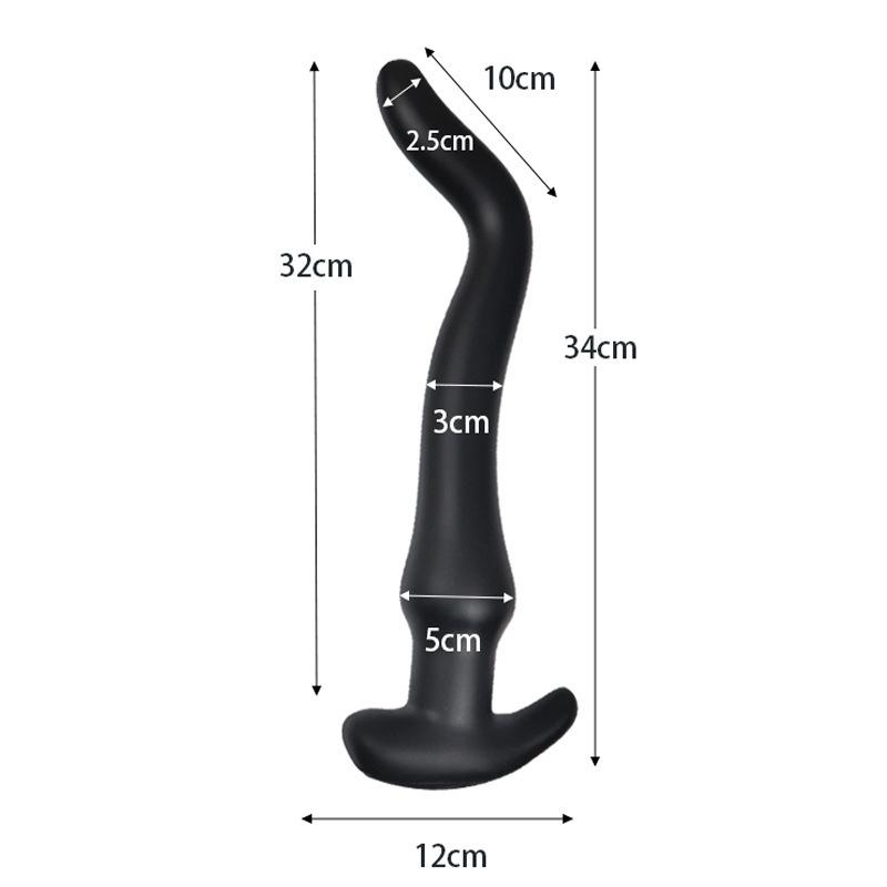 Golden Dragon Anal Plug 3-Piece Set for Both Men and Women Self-pleasure Toy Soft Liquid Silicone Adult Toys for Anal Play