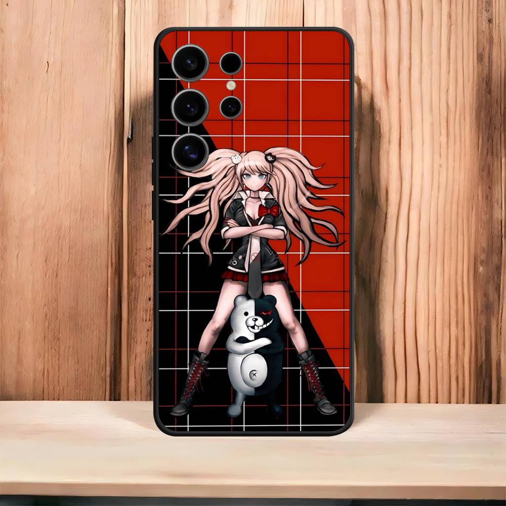 Danganronpa Junko Enoshima Monokuma Case For Samsung Galaxy Case S25 S23 S22 S21 S30 S20 S10 Ultra Plus FE TPU Soft Cover