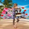 1pc S-Sprunki Cartoon Beach Towel Quick-drying Super Absorbent Suitable for Beach Vacation Pool Summer Funny Gift for Friends