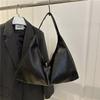Pu Water Bucket Bag With Zipper And Cell Phone Pocket For Casual Street Style