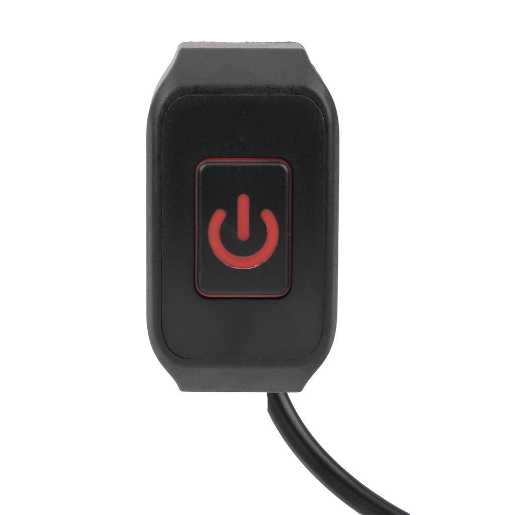 Motocross Accessories Universal Self-Lock Motorcycle Switch 12V LED Handlebar Mount Button For Pit Dirt Bike Waterproof KG-068