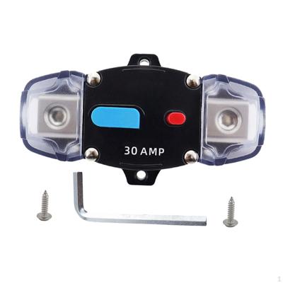 Circuit Breaker mit Manuelle Reset-Taste 12V-48V Automotive Zubehör Überstromschutz für