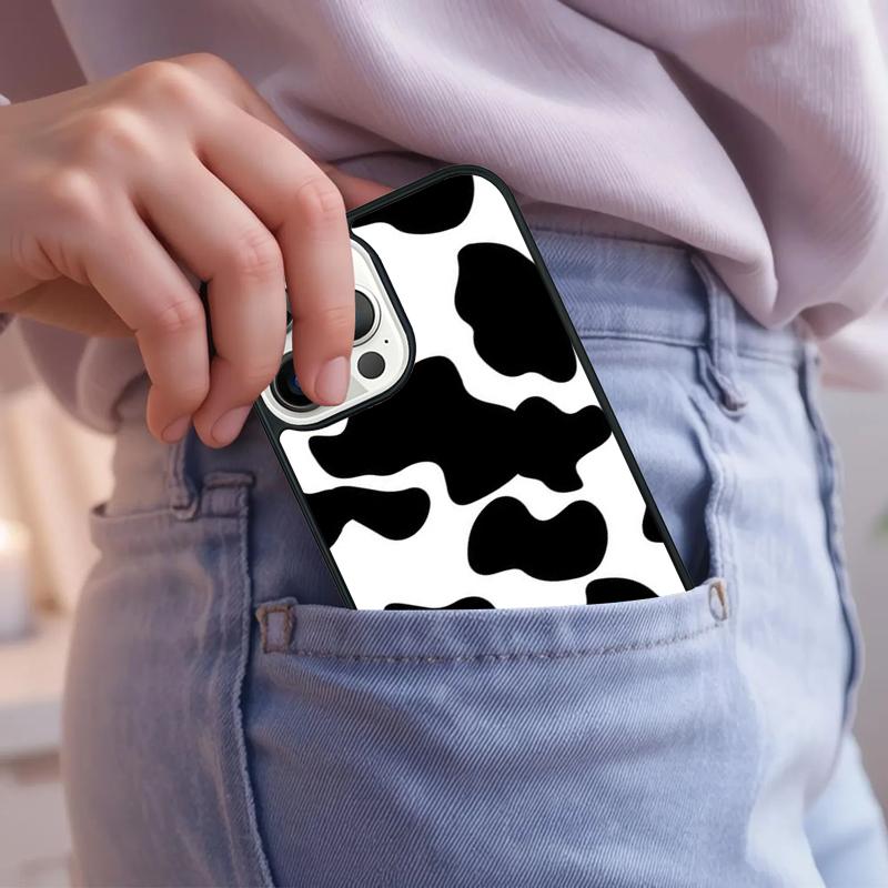 Dalmatiner Kuh Zebra Muster Handyhülle Für iPhone 17 Air 15 16e 14 13 Pro Max Coque 12 11 Pro Max PLUS Hülle