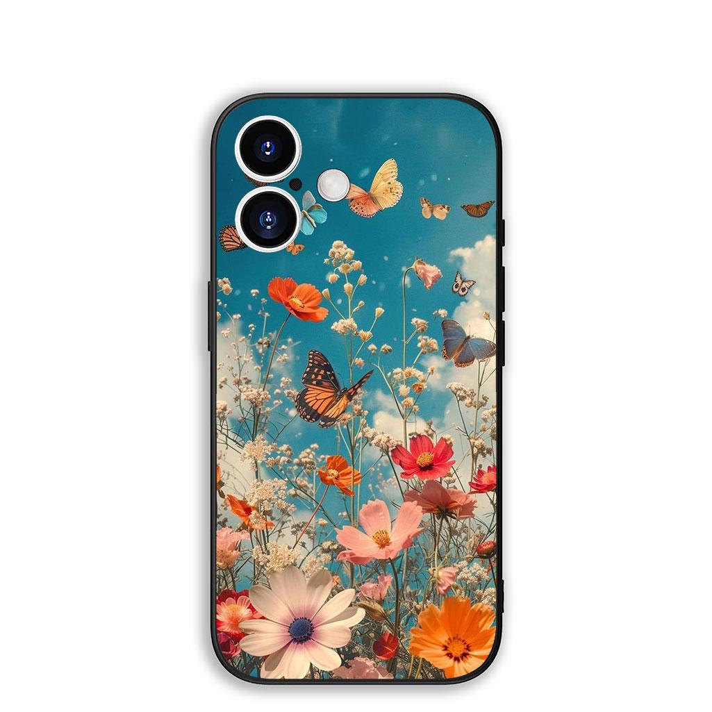 

Cover for Samsung Galaxy S25 S24 S23 Fe Ultra Plus S7 Edge A05 A06 A16 A15 A35 Phone Case Fresh Little Daisy Flower Sunflower Galaxy S25 FE