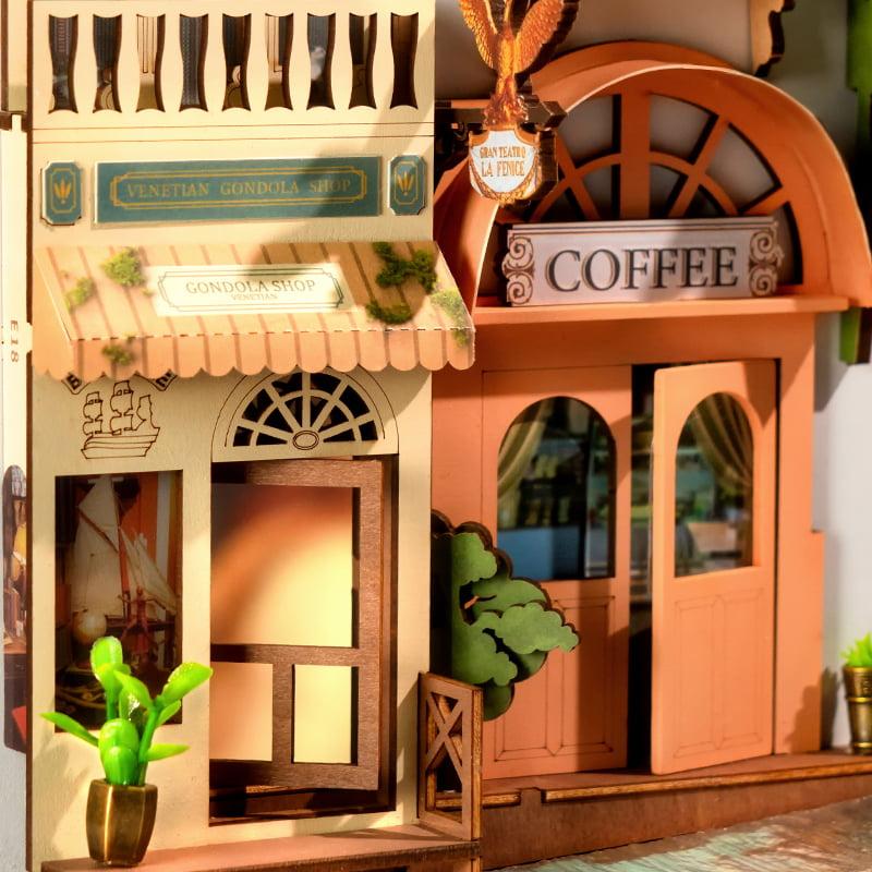 ROBOTIME Rolife 3D puzzle Romantic Venice DIY Book Nook Kit TGB08
