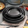 Food-grade Carbon Steel Pizza Tray Home Oven Baking Tray 6/8/9/10-inch Tray Cake Mold Baking Tools Kitchen Accessories
