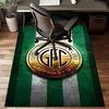 Football Club Emblem Printed Office Carpet Chair Cushion  Entryway Rug, Rugs for Living Room, Bedroom Christmas gifts