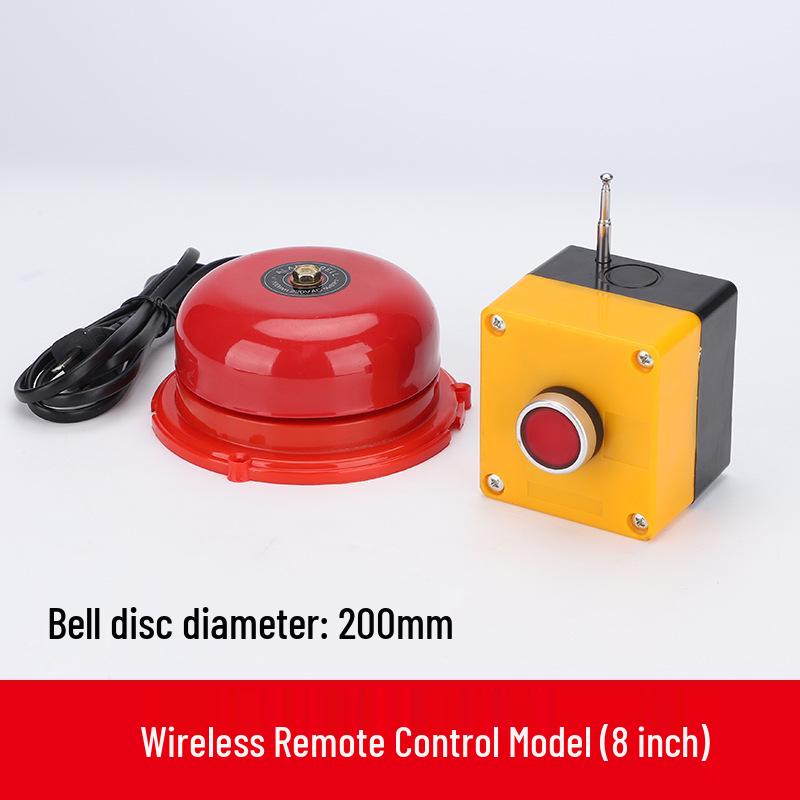 Wireless 220V Manual Fire Alarm Bell for Emergency Evacuation