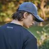 CHALLENGER Men'S Arc'C Brim Logo Embroidery Point Cushioned Spandex Ball Cap Gray