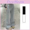Womens High Waist Fleecelined Wide Leg Pants With Polyester Fabric For Casual Wear