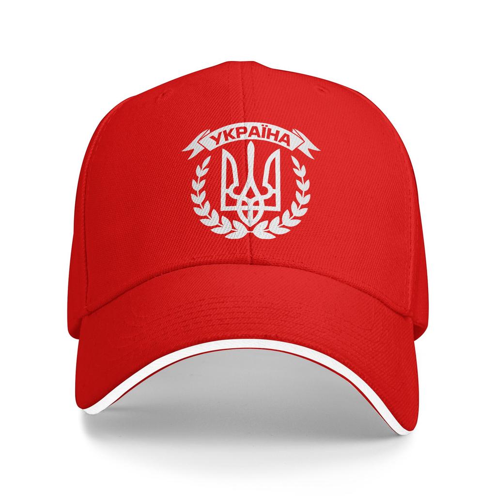 Spring Casual Baseball Cap Ukraine Ukrainians Ukrainian Kiev Trysub Flag Outdoor Gym Trucker Hat Adjustable Stylish Snapback Cap