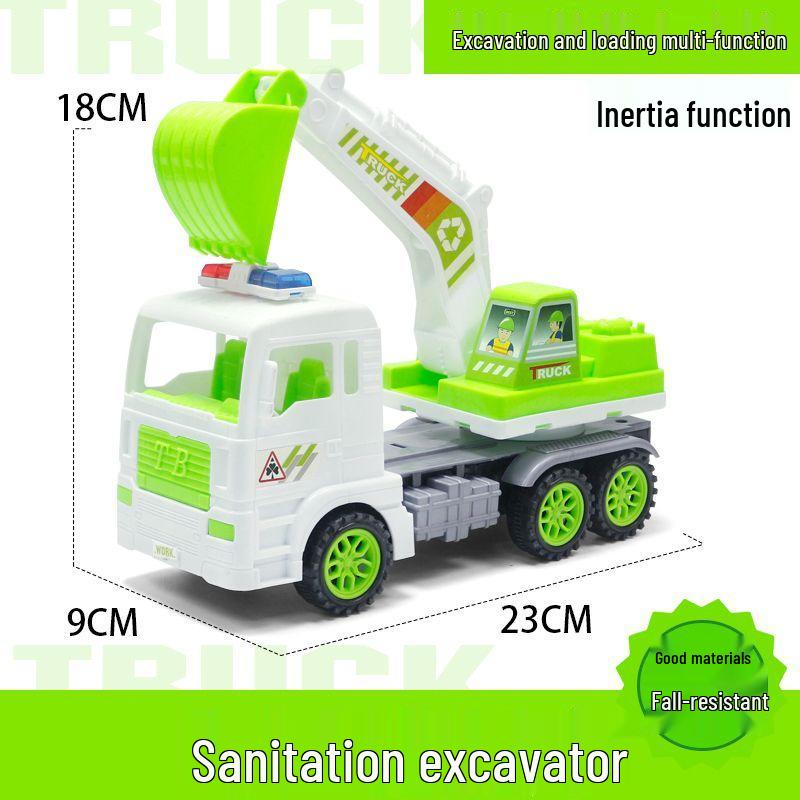 Durable Extra Large Excavator Toy: Engineering Vehicle for Kids, Drop-Resistant Dump Truck Simulation