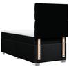 Box Spring Bed with Mattress Black 90 x 200 cm Fabric