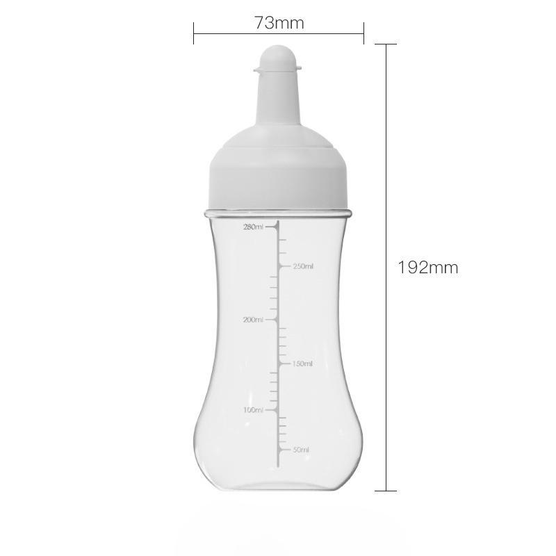 

Tomato Sauce Squeeze-style Sauce Bottle for Kitchen with Dust-proof Cover, Seasoning Bottle with Five Holes and Scale for Squeezing Sauce Bottle Single hole белый