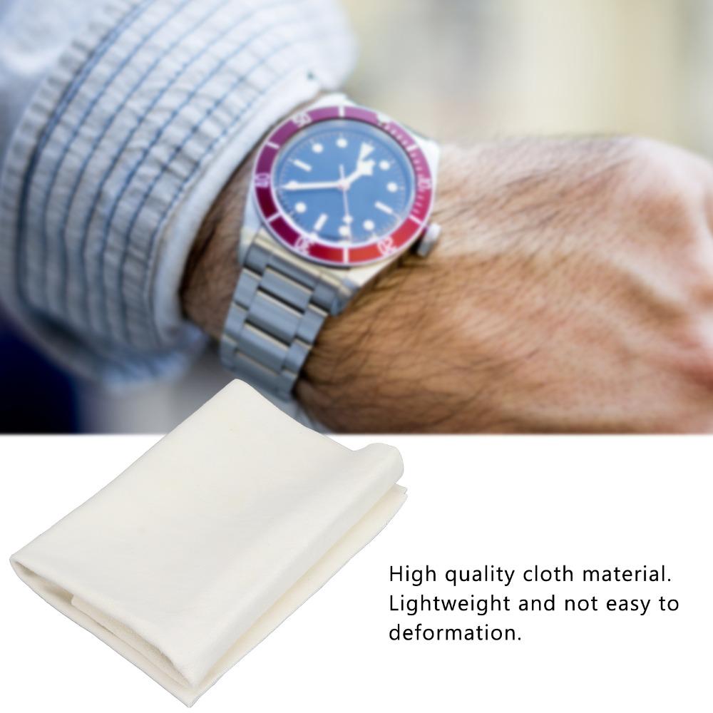 Convenient Cloth Watch Cleaning Wipes Microfiber Material Remove Dust Jewelry Cleaning Cloth Watch Polishing Cloth Jewelry Care