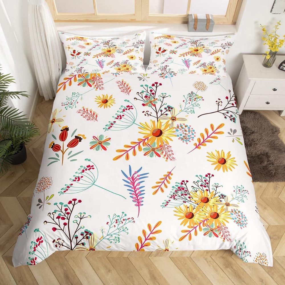 

3D-печать цветочных узоров для односпальных и двуспальных кроватей, больших пододеяльников, наволочек для пар, комплектов постельного белья для девочек, подарков для домашнего декора Baby 100x135cm