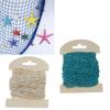 Lot de 2 Filets de Pêche Décoratifs Bleus et Beiges Pour Arrière-plans de Photographie Ambiance Côtière Accessoires Photo