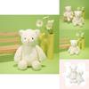 Adorable White Cat Plush Toy Cute Cat Doll Birthday Gift For Girls Soft Comfort Cushion