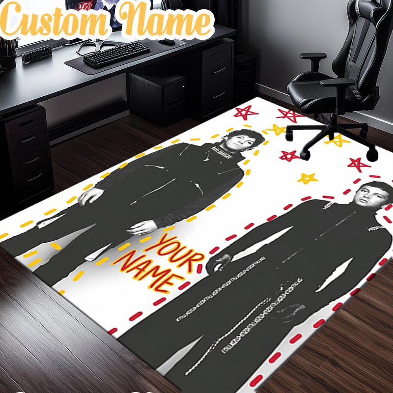 Custom Name Twenty One Pilots Music Evolution Rug, Office Rug, Chair Rug, Carpet for Living Rooms, Doormat Game Rug Home Decor Christmas Gifts