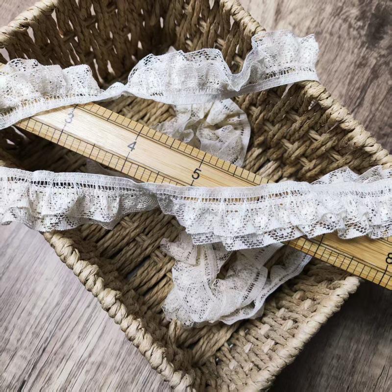 Retro Lace Elastic Cotton Thread for Doll Clothing Embroidery