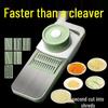 Stainless Steel Multi-Functional Vegetable Cutter & Grater with Hand Guard