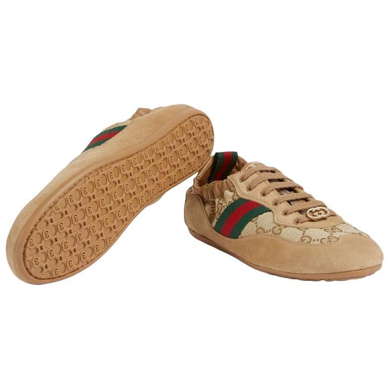 Gucci Wmns Shift Sneaker 'Sundial Green Red' Women's 857963 AAF10 9845