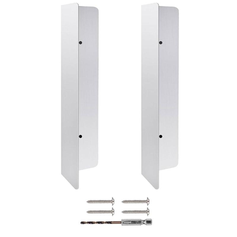 

Stainless Steel Garage Door Seal Protectors Anti Mouses with Mounting Hardware for Easy Installation on Standard Door 1