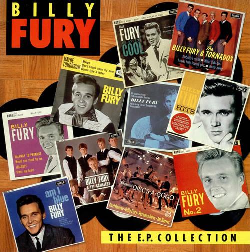 

LP Record BILLY FURY - The E.P. Collection SEE59 See For Miles R 1985 UK Rock Used