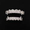 Lightweight Vampires Fangs With Gold Silver Color Options Sturdy Copper Costume Teeth For Theme Parties