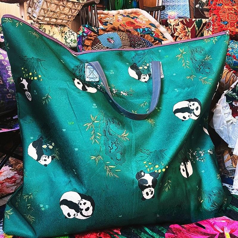 Large green storage and organization bag for moving extra-large luggage clothes dustproof blankets 90x70cm зелёный 1390₽