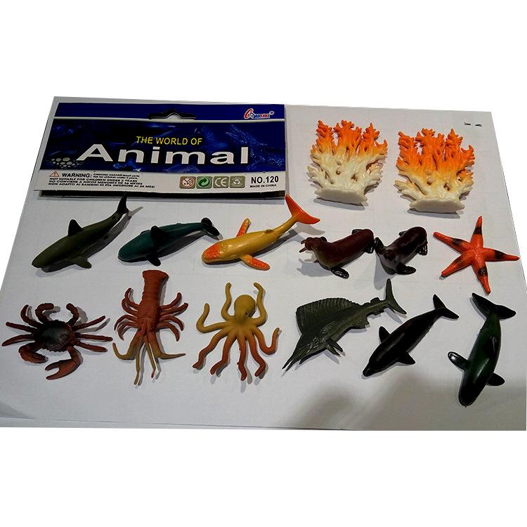 Insect Spider Butterfly Fish Dinosaur Dog Cat Horse Figurine Farm Animal Model Action Figure Hot Toy Set 12pc/set
