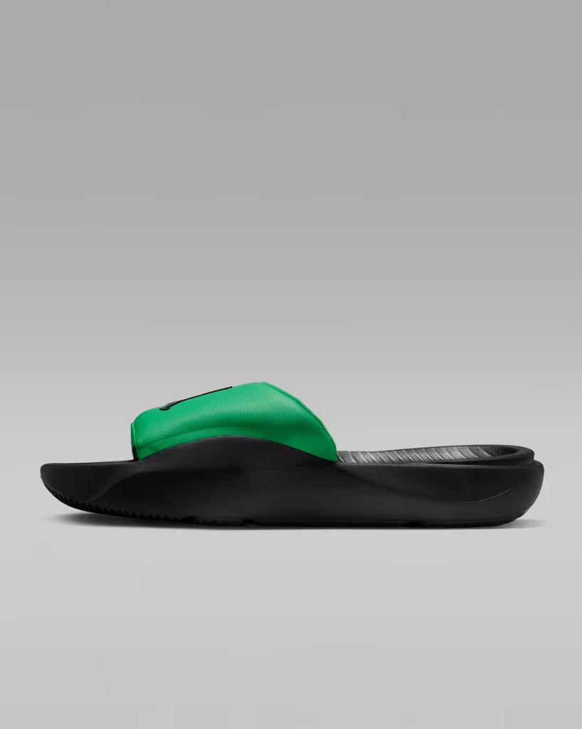 HF3263-301 Nike Jordan Franchise Slide Lucky Green/Black (Men's)