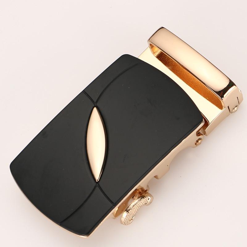 Mens Fashionable 35cm Automatic Buckle Waist Belt Durable Metal Design For Business Casual Or