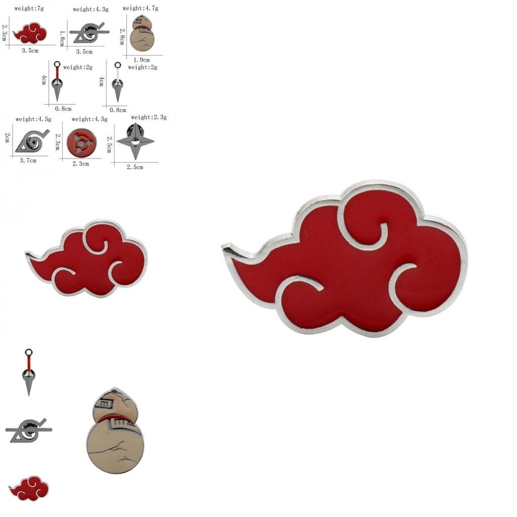 Naruto Rinnegan Badge Legering Uitsnijding Met Cadeaubox Voor Anime Verzamelaars