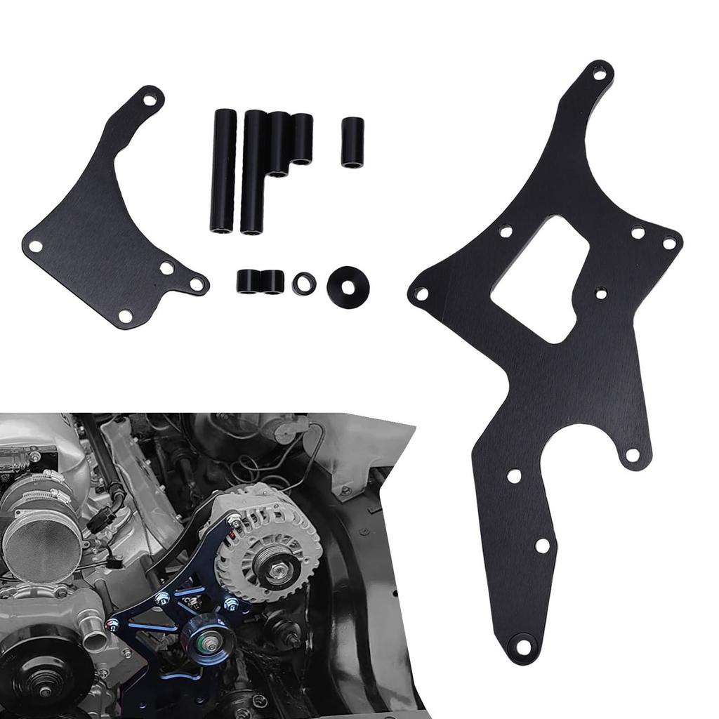 LS Engine Serpentine Bracket Alternator Power Steering Pump Swap Conversion Kit Replacement for Chevy LS1 LS2 LS3 LS6 LS7 Truck SUV Engines