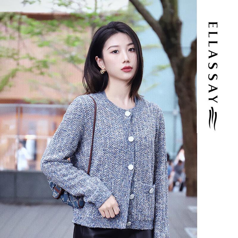 ELLASSAY Women's Chic Soft Knit Long Sleeve Sweater