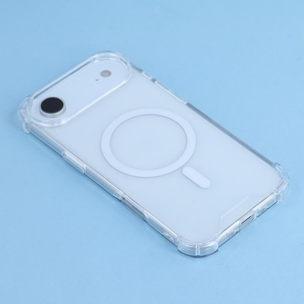 For iPhone 17 Air Case Compatible with MagSafe 1.5mm Shockproof Clear Phone Back Cover