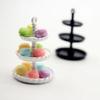 1Pcs Dollhouse Mini Cake Tray Model Simulation Miniature Cake Stand Ornament Toys Scene Decoration Doll House Accessories