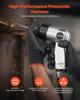 Air Hammer, 4500BPM Pneumatic Hammer with Rust Removal Air Needle Scaler & 4PCS Chisels Round Shank, Lightweight & Compact Air Chisel Pneumatic Shovel