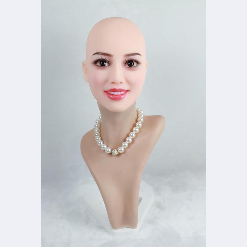 Tête de poupée sexuelle pour adultes, photo réaliste, faite à la main, modèle humain, tête en TPE, adaptée aux poupées sexuelles de 130 à 180 cm