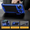For IPhone Air 17 16 15 Plus 14 Pro Max Heavy Aluminum Metal Magnetic Case Camera Stand Screen Protector Shockproof Rugged Cover