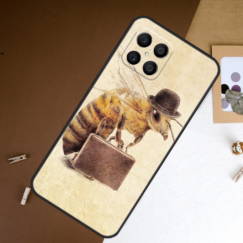 Honeycomb Honey Bee Case For Honor 200 Pro 400 50 70 90 X9a X9b X9c X9d X8a X8b X8c Magic 7 Lite 5 6 8 Pro Cover