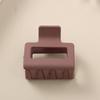 8.5CM x 10.5CM Rectangular Matte PS Hair Clip - Simple Shark Hair Accessory