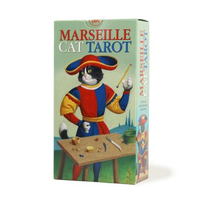 Marseille Cat 78 Marseille Tarot Card with Japanese Authentic I.I.J Tarot, Cards, Edition, Reading, Cat, Instructions,