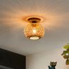 Bamboo Ceiling Lamp Rattan Wicker Handmade Restaurant Living Room Dining Room Coffee Shop Indoor Lighting Creative Ceiling Lamp