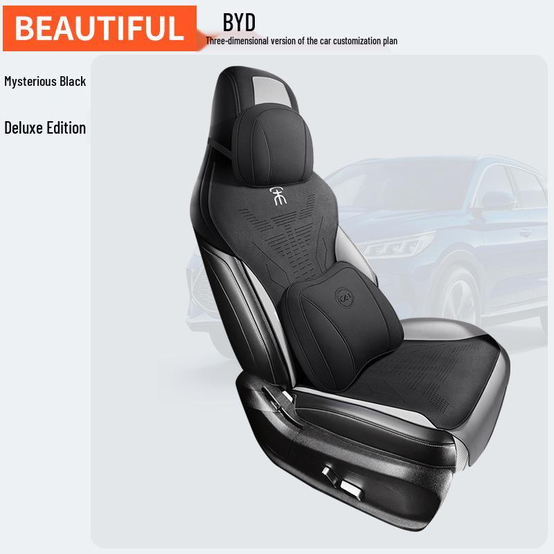 ZFL Sports Leather Car Seat Cushion for BYD Song PLUS - All-Season Cover