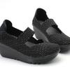 Scarpe da Donna Platform Piattaforma Sneakers Estive Per Camminare Intrecciate Femminili Mocassini Casual 5 CM Altezza Alta Qualità Tenis Taglie Forti