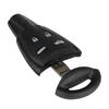 1x Remote Key Fob Case Cover Shell Black 2758287 12758288 For Saab 9-3 2003-2012