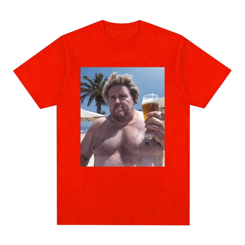 Drachenlord Poster Leckeres Bier auf Madeira Grafik T-Shirt Herren Damen Kleidung Mode Vintage Kurzarm T-Shirts Streetwear